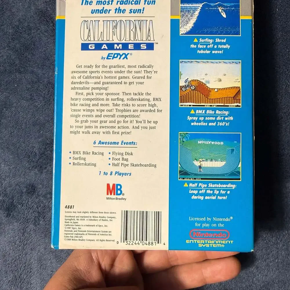 Milton Bradley / Epyx new box